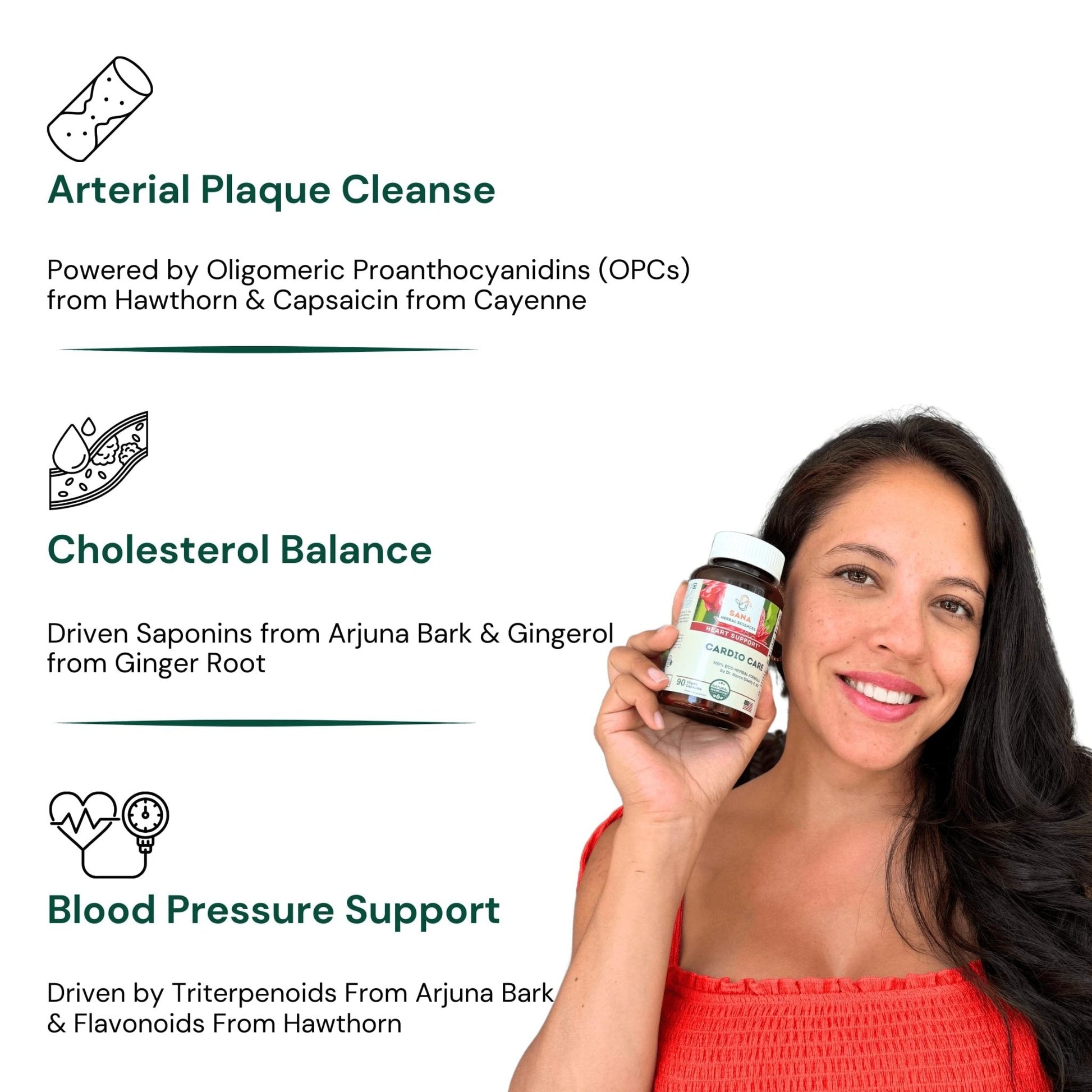 Sana Herbal Sciences Artery Plaque Removal & Sea Iodine Thyroid Support Organic Blends - Maple Wellness Supplements