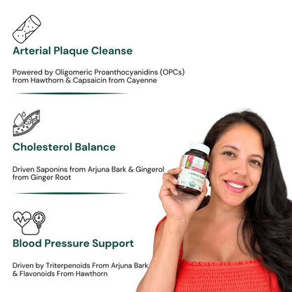 Sana Herbal Sciences Artery Plaque Removal & Sea Iodine Thyroid Support Organic Blends - Maple Wellness Supplements
