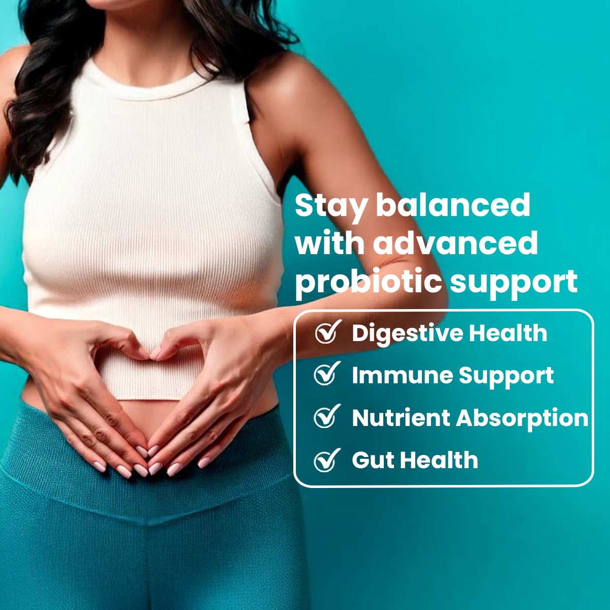 Sanar Naturals Probiotics 60 Billion CFU – Support, Digestive & Gut Health - Probiotics for Women and Men - Vegan, Non-GMO, Gluten Free, 120 Capsules - Maple Wellness Supplements