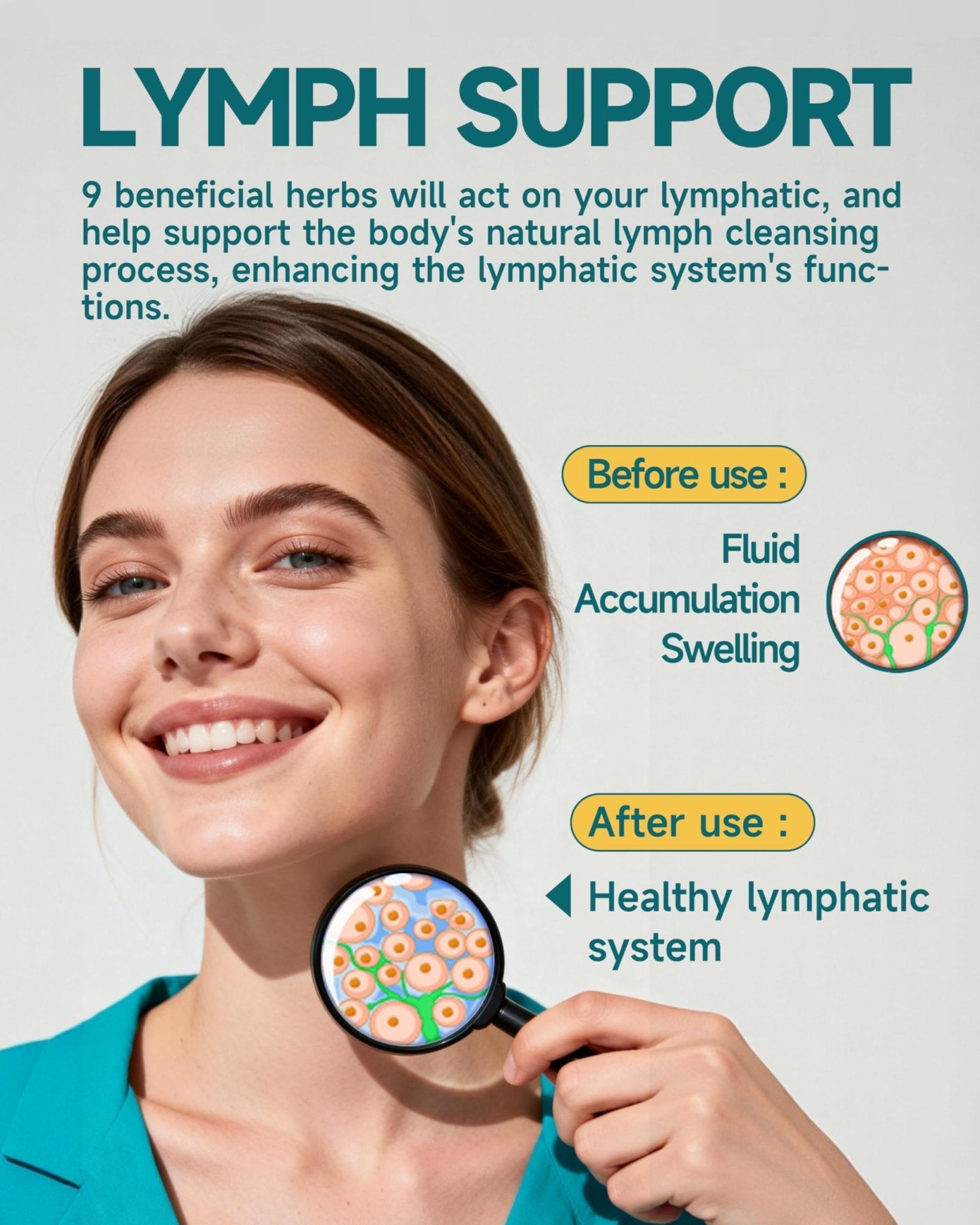 SANSICE Organic Moringa Supplement, Liquid Moringa Leaf Extract for Women & Men, Lymphatic Drainage Supplement with Echinacea for Lymph System Support - Maple Wellness Supplements