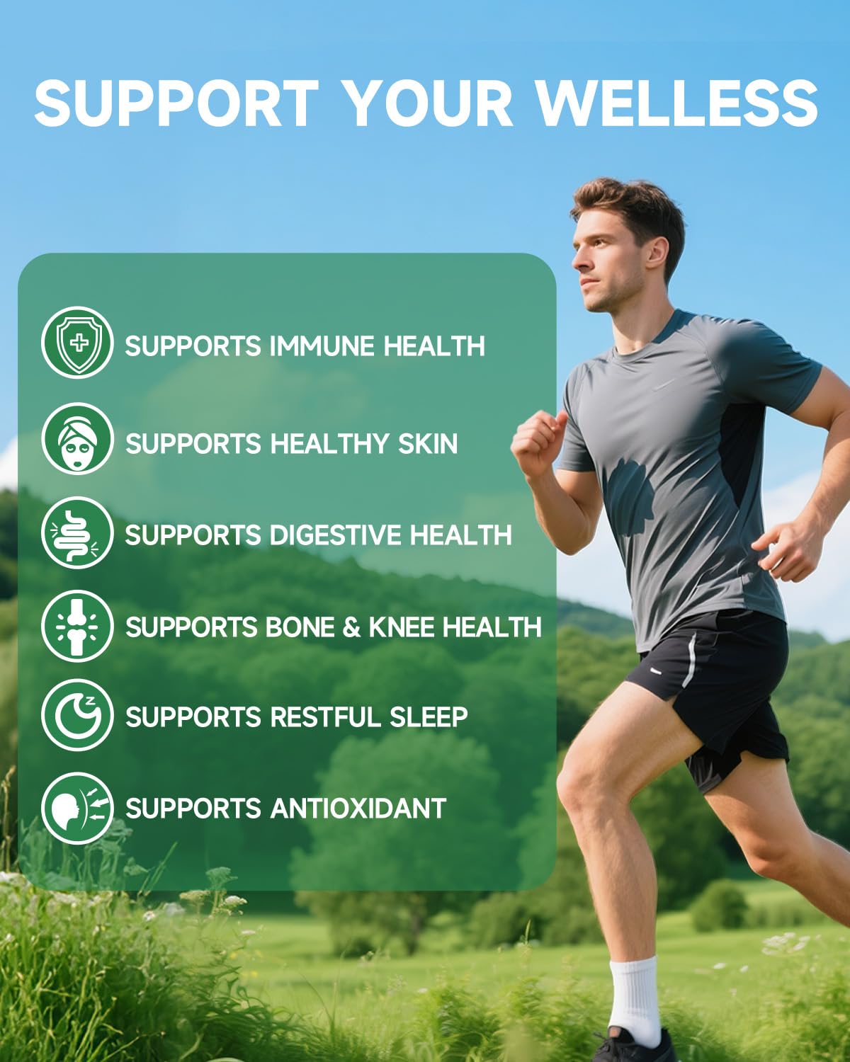 SANSICE Organic Moringa Supplement, Liquid Moringa Leaf Extract for Women & Men, Lymphatic Drainage Supplement with Echinacea for Lymph System Support - Maple Wellness Supplements
