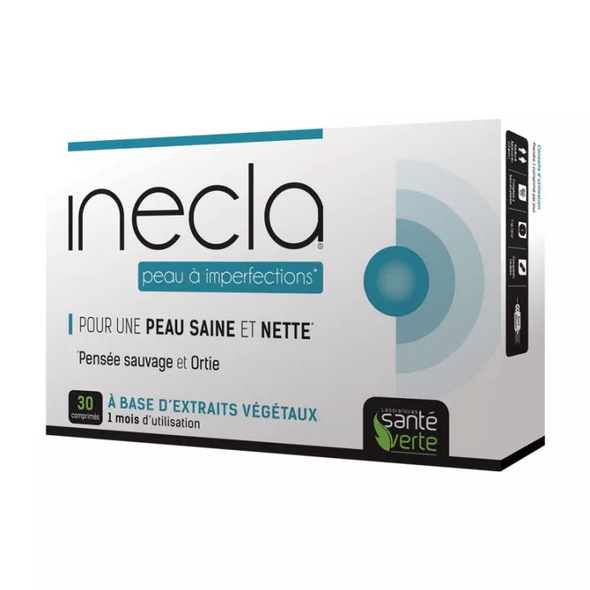 Santé Verte Inecla blemished skin 30 tablets - Maple Wellness Supplements