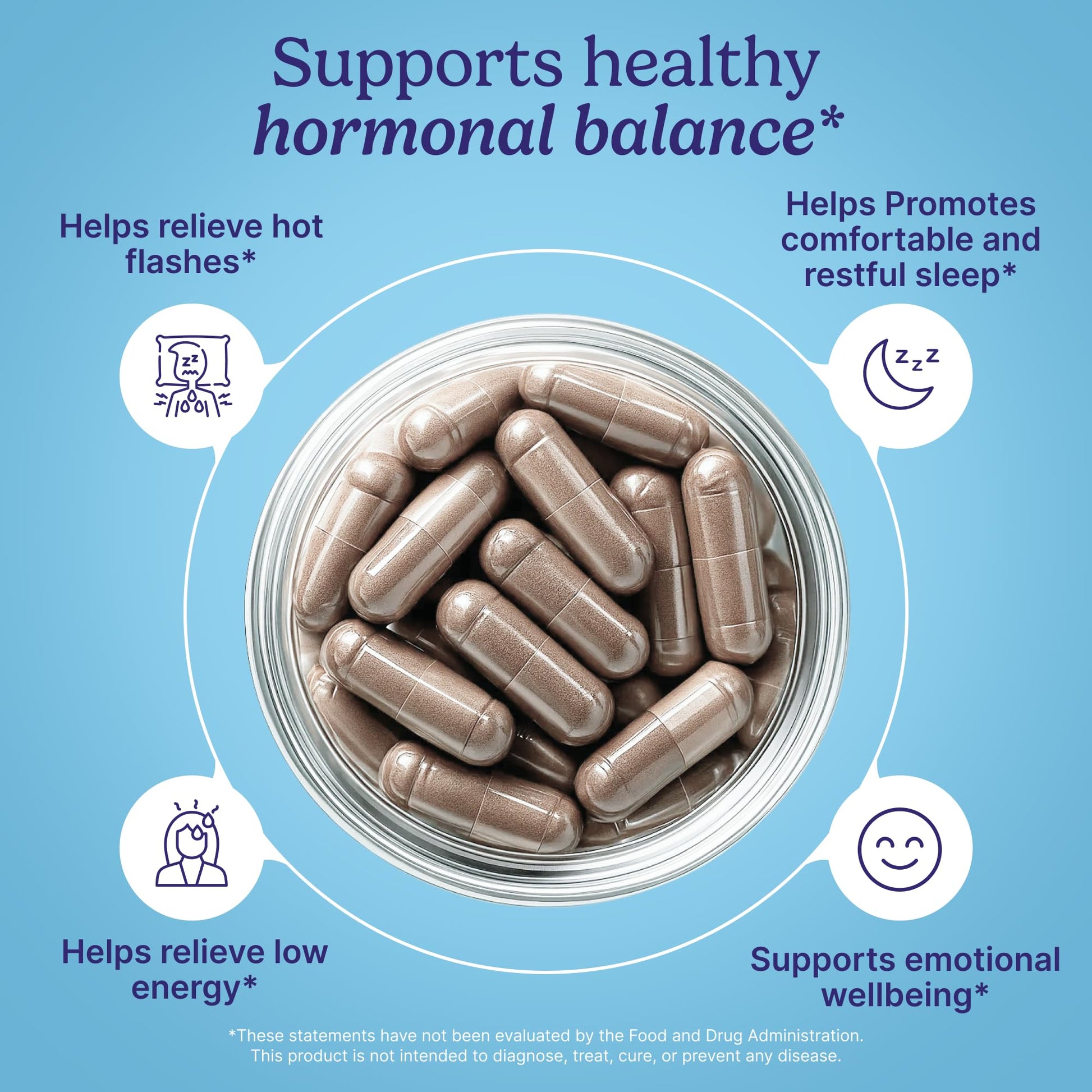 Santo Remedio Hormonal Balance for Women | Menopause Support for Hot Flashes, Night Sweats & Mood Swings | Hormone-Free Formula with Siberian Rhubarb, Chaste Tree & DIM | Doctor Juan Rivera Product - Maple Wellness Supplements