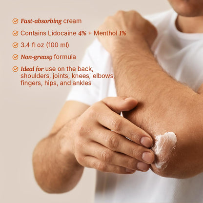 Santo Remedio Pain Relief Cream with Lidocaine & Menthol, Fast-Absorbing Non-Greasy Topical for Joint & Muscle Pain, Joint Support with MSM & Glucosamine, by Dr. Juan Rivera - Maple Wellness Supplements