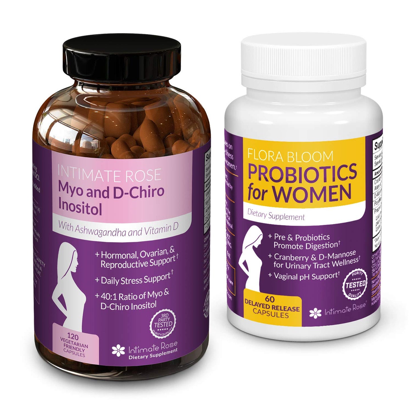 Save 10% on Myo-Inositol & D-Chiro Inositol 40:1 Blend & Vaginal Probiotics for Women - Maple Wellness Supplements