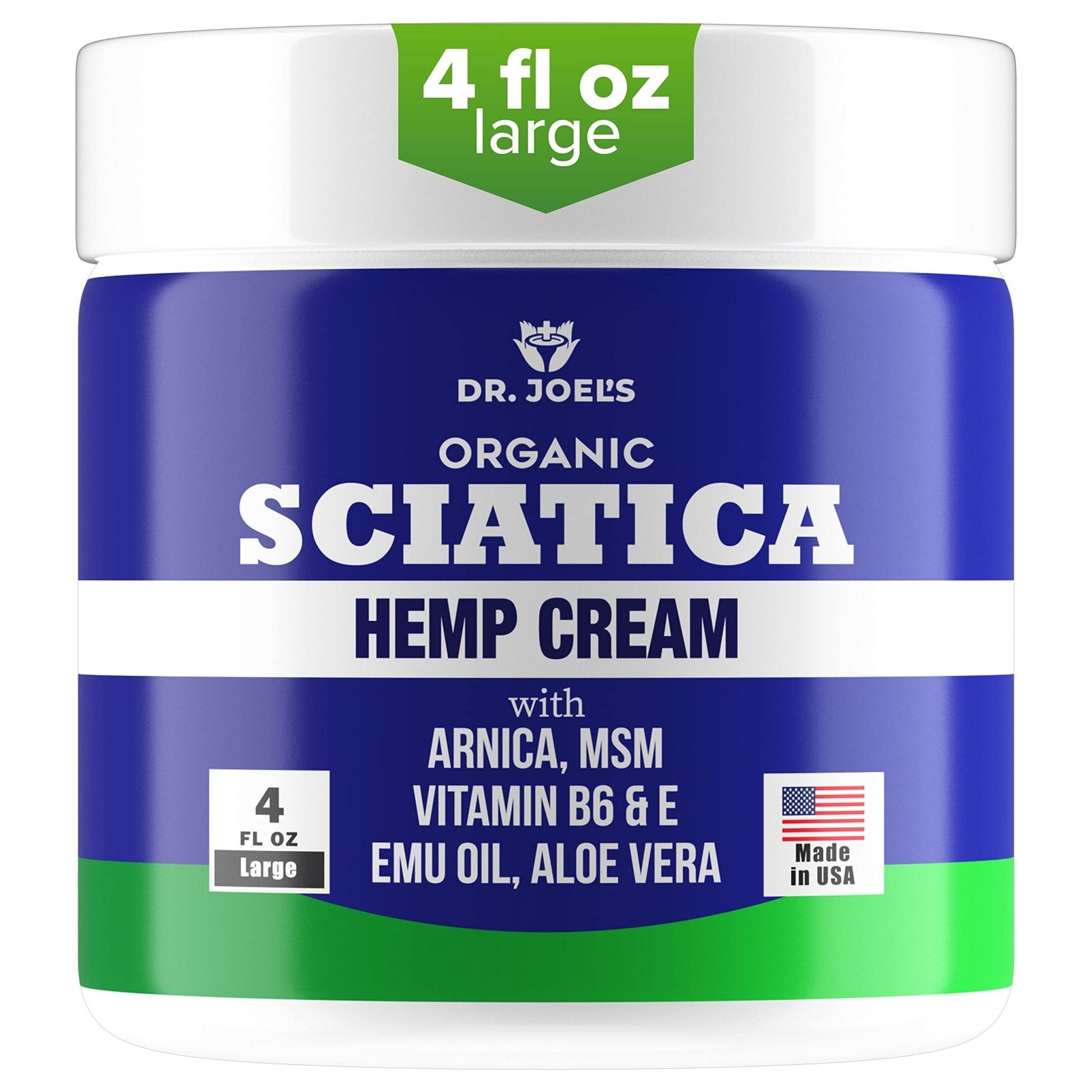 Sciatica Cream - Premium Sciatica Cream - Fast Absorption & Maximum Relief - 4 oz Large Value Pack - Made in The USA - Maple Wellness Supplements