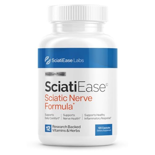 SciatiEase Sciatic Nerve Health Support - Sciatic Nerve Supplement with Pea, Vitamin B - Maple Wellness Supplements