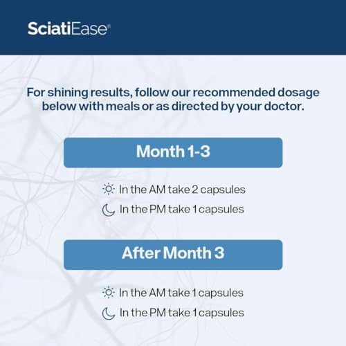 SciatiEase Sciatic Nerve Health Support - Sciatic Nerve Supplement with Pea, Vitamin B - Maple Wellness Supplements