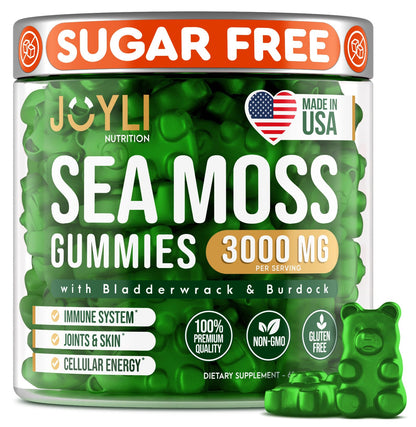 Sea Moss Gummies - Irish Seamoss Gummies for Adults & Kids - Advanced Superfood - Maple Wellness Supplements