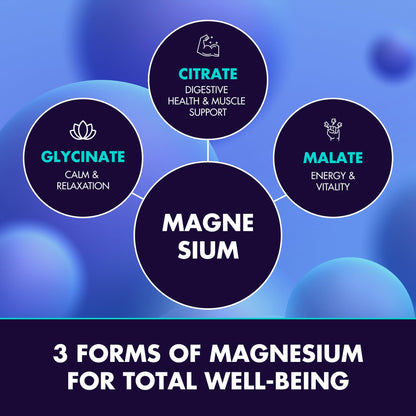 Secret Element Magnesium Glycinate 2150MG Gummies for Women and Men, High Absorption Magnesium Glycinate, Citrate, Malate Gummies for Adults & Kids, Sleep Support - Maple Wellness Supplements