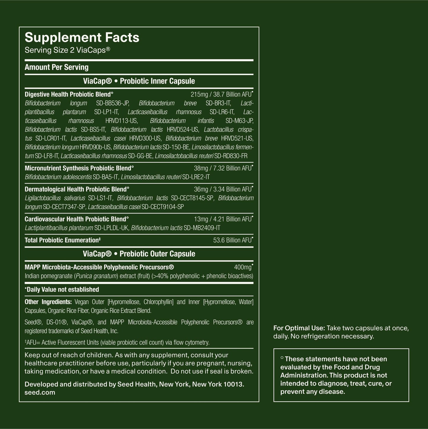 Seed 14 Day Gut Reset - Prebiotic and Probiotic for Women & Men - Digestive Health, Gut Health, Rapid Gut Recovery, Bloating & Constipation Relief - Vegan & Shelf-Stable - 28 Capsules (14-Day Supply) - Maple Wellness Supplements