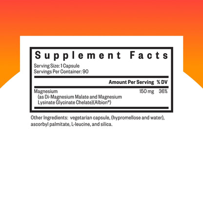 Seeking Health Optimal Magnesium - Mineral Supplement Aids Optimal Magnesium Absorption - Bioavailable Forms of Magnesium for Energy, - Maple Wellness Supplements