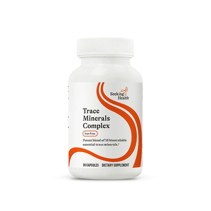 Seeking Health Trace Minerals Complex - Includes 10 Essential Trace Minerals - Mineral Supplement Supports Immune & Nervous System - Maple Wellness Supplements