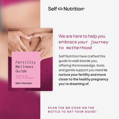 SELF NUTRITION Fertility Support for Women | Conception for Her, Coenzyme Q10, Ashwagandha, Myo-Inositol & More| Support Cycle Regularity & Ovulation| Vegan, Non-GMO, USA Made-60 Capsules - Maple Wellness Supplements