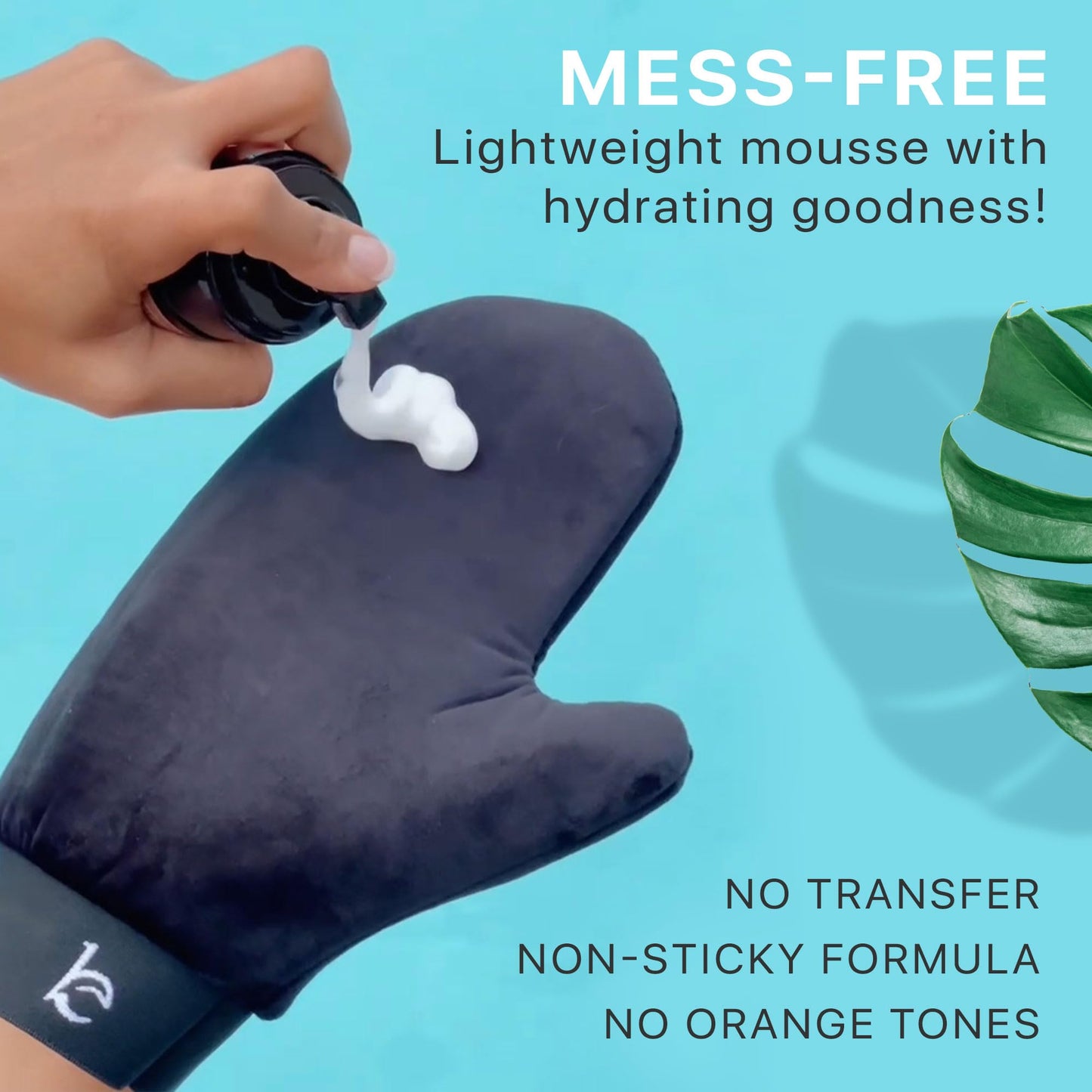 Self Tanner Tanning Mousse Kit - USA Made with Natural & Organic Ingredients - Maple Wellness Supplements