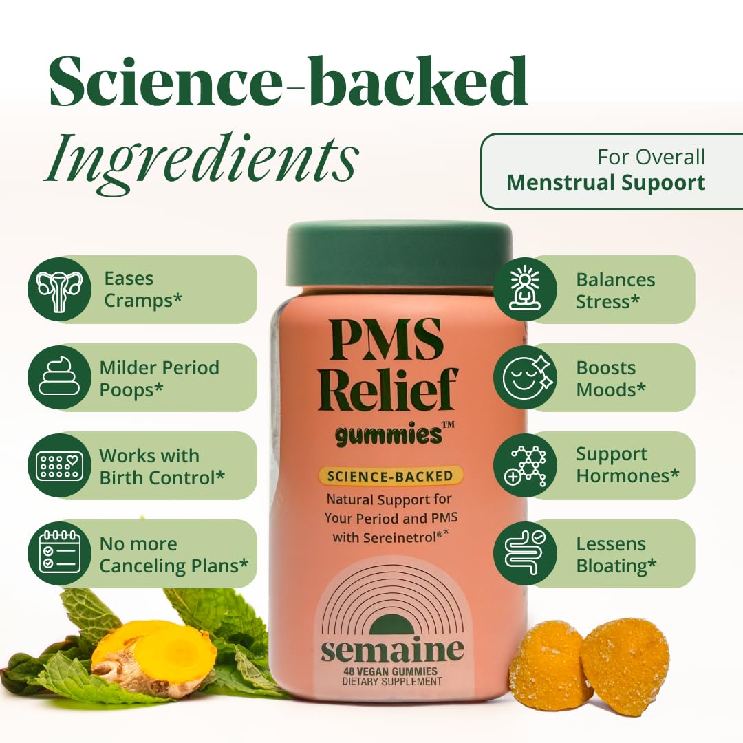 Semaine PMS Gummy Supplement - Maple Wellness Supplements