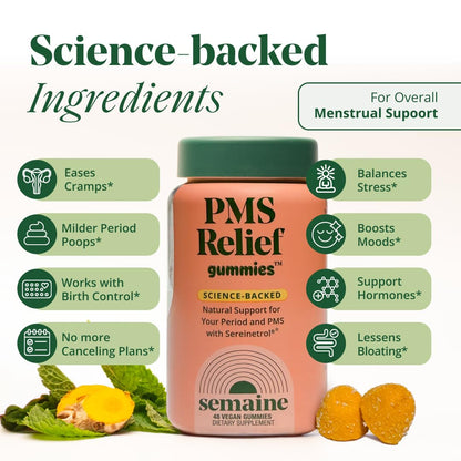 Semaine PMS Gummy Supplement - Maple Wellness Supplements