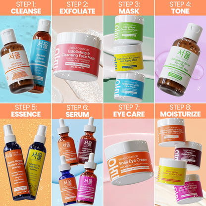 SeoulCeuticals Korean Skin Care 20% Vitamin C Hyaluronic Acid Serum + CE Ferulic Acid - Maple Wellness Supplements