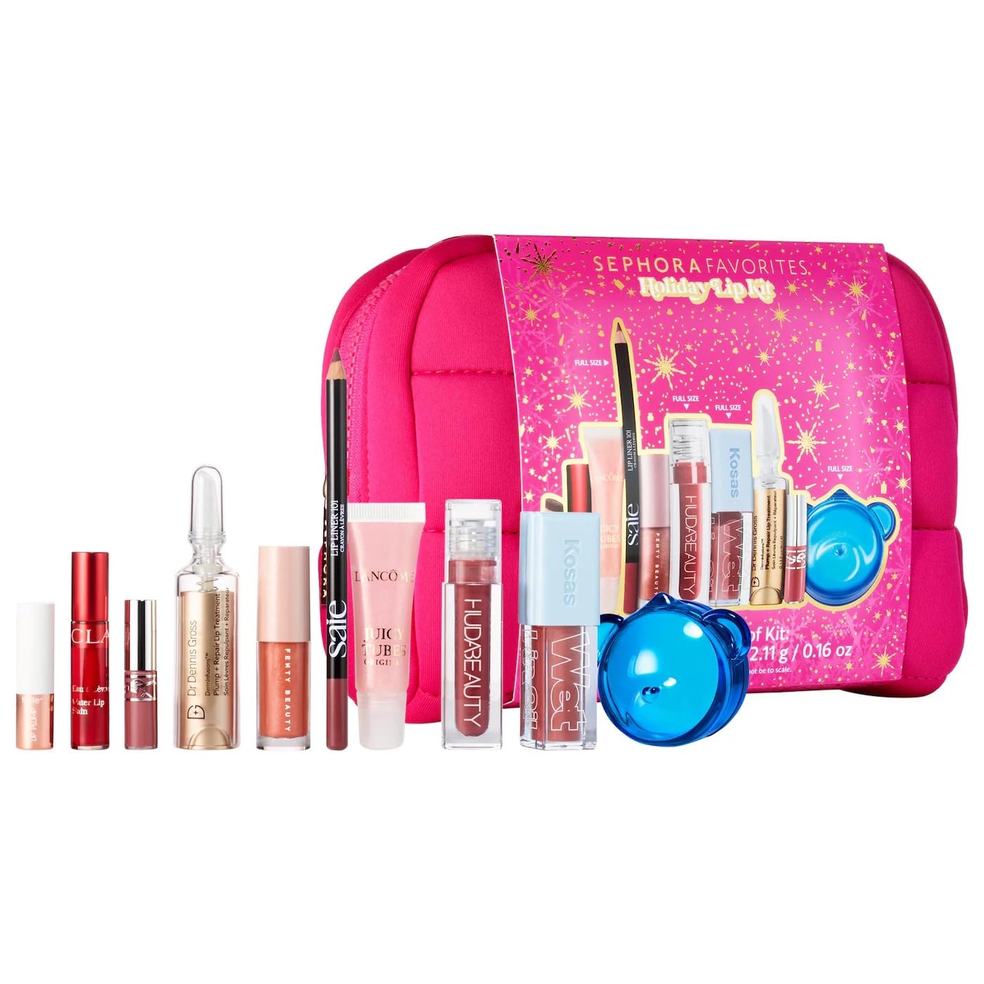 Sephora Holiday Lip Value Set: 10-Piece Lip Gloss, Liner, Oil & Treatment Collection with Kosas, Saie, Fenty Beauty & More - Maple Wellness Supplements
