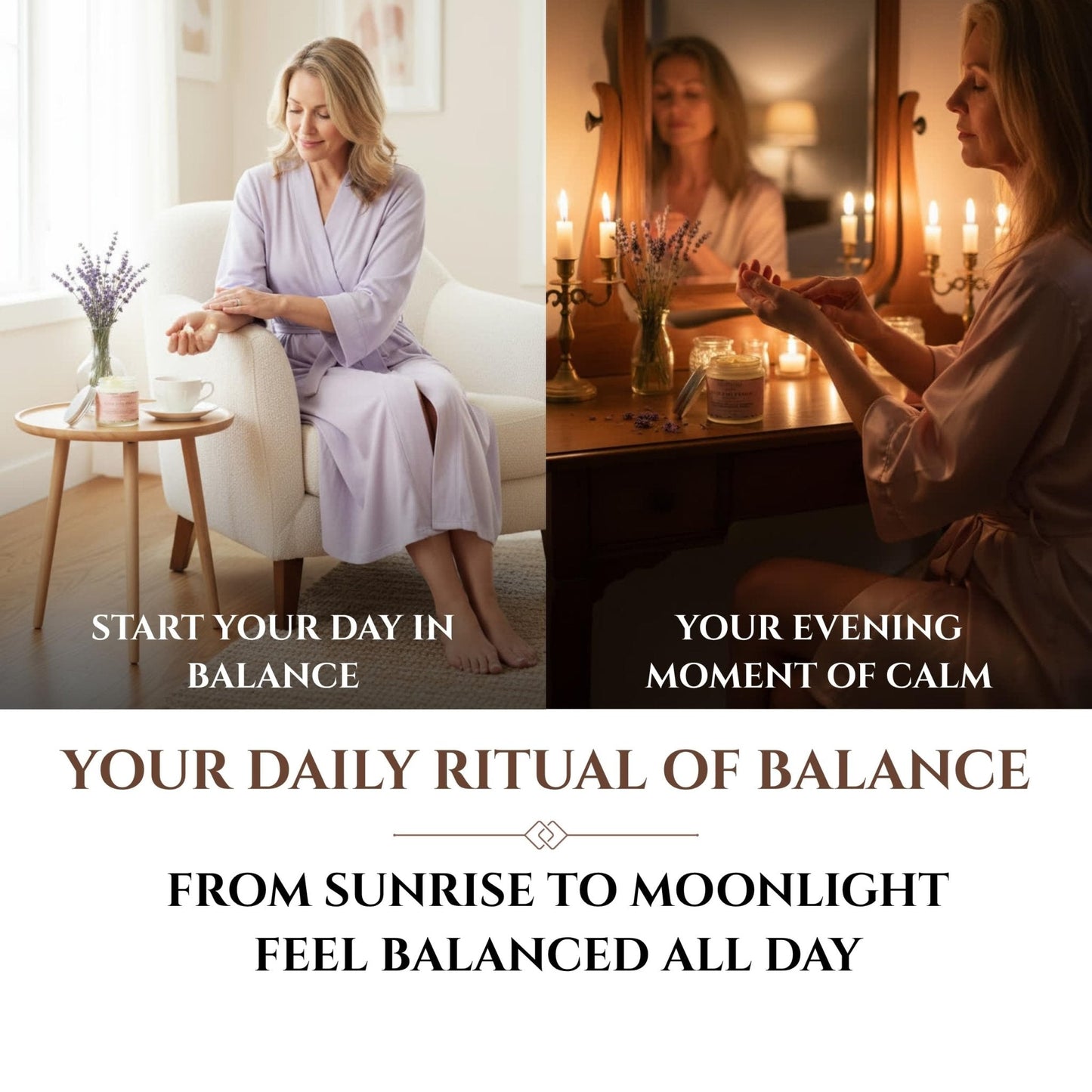 Seraphime Wild Yam Cream for Hormone Balance - Gift for Mom - Menopause and PMS Support for Women - Wild Yam Balancing Cream - Hot Flashes, Night Sweats, Mood Swings, Low Energy - Lavender 4oz - Maple Wellness Supplements