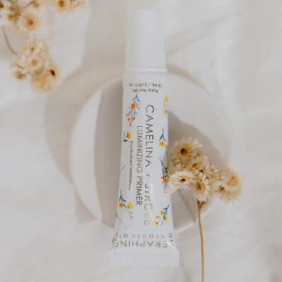Seraphine Botanicals Camelina + Strobe - Luminizing Primer Glow-Enhancing Formula 15 ml/ 0.50 oz - Maple Wellness Supplements