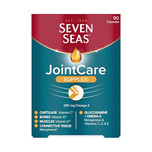 Seven Seas JointCare Supplex, With Glucosamine, Omega-3, Vitamins C, D and E - Maple Wellness Supplements