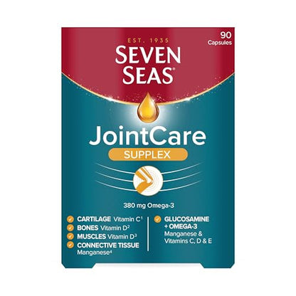 Seven Seas JointCare Supplex, With Glucosamine, Omega-3, Vitamins C, D and E - Maple Wellness Supplements