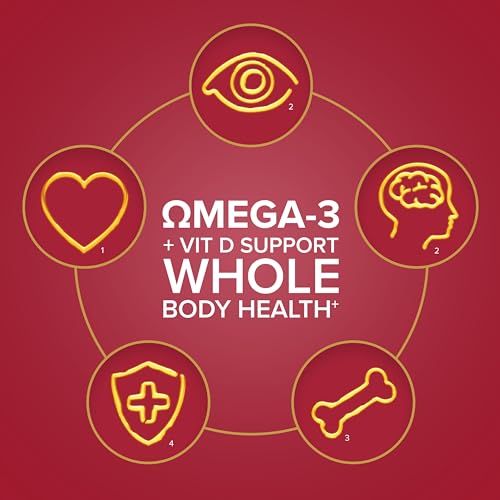 Seven Seas Omega-3 Fish Oil, Max Strength, Omega 3 + Vitamin D For Whole Body Health - Maple Wellness Supplements