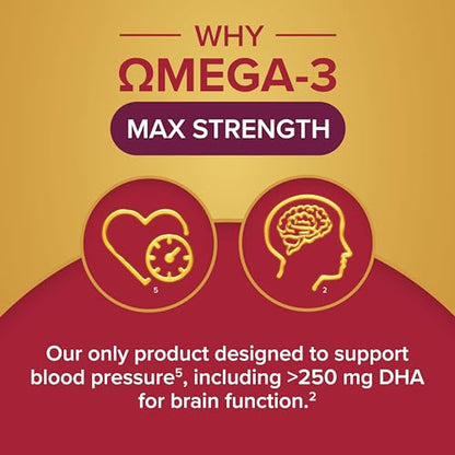 Seven Seas Omega-3 Fish Oil, Max Strength, Omega 3 + Vitamin D For Whole Body Health - Maple Wellness Supplements
