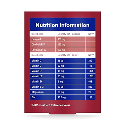 Seven Seas Omega-3 & Multivitamins Man, With B Vitamins and Magnesium, 30-Day Duo - Maple Wellness Supplements