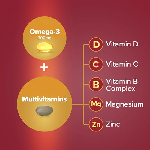 Seven Seas Omega-3 & Multivitamins Man, With B Vitamins and Magnesium, 30-Day Duo - Maple Wellness Supplements
