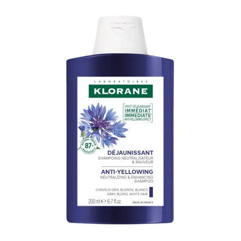 Shampoo with centaury - anti-yellowing KLORANE - Maple Wellness Supplements