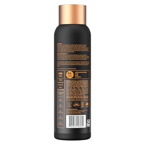 SheaMoisture African Black Soap Body Wash Calm and clearing body wash for 24H Visible Moisture for Healthy, Glowing 18 Oz - Maple Wellness Supplements