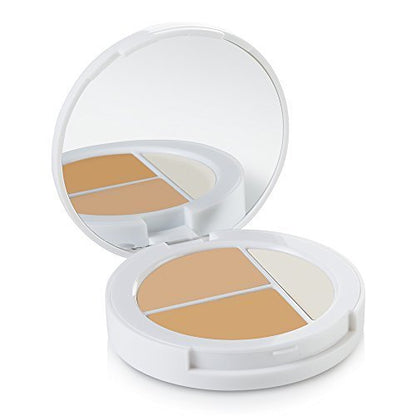 Sheer Cover Studio – Conceal and Brighten Highlight Trio – Two-Toned Concealers – Shimmering Highlighter – Light/Medium Shade – With FREE Concealer Brush – 3 Grams - Maple Wellness Supplements