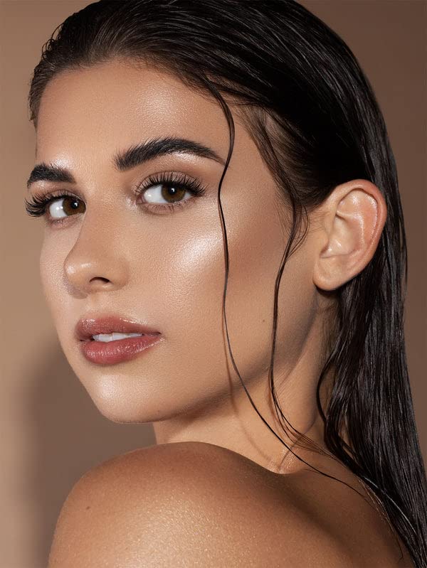 SHEGLAM Glow Bloom Liquid Waterproof Highlighter Long Lasting Cream Highlighter with Shimmer Dewy Finish - Vanilla Frost - Maple Wellness Supplements