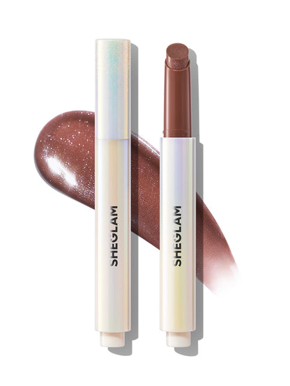 SHEGLAM Pout-Perfect Moisturizing Solid Lip Gloss Shimmer Lip Plumper - Violet Fizz - Maple Wellness Supplements