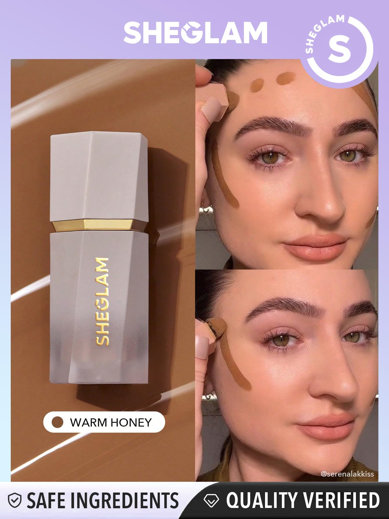 SHEGLAM Sun Sculpt Liquid Contour Stick Long Lasting Cream Bronzer Makeup-Warm Honey - Maple Wellness Supplements