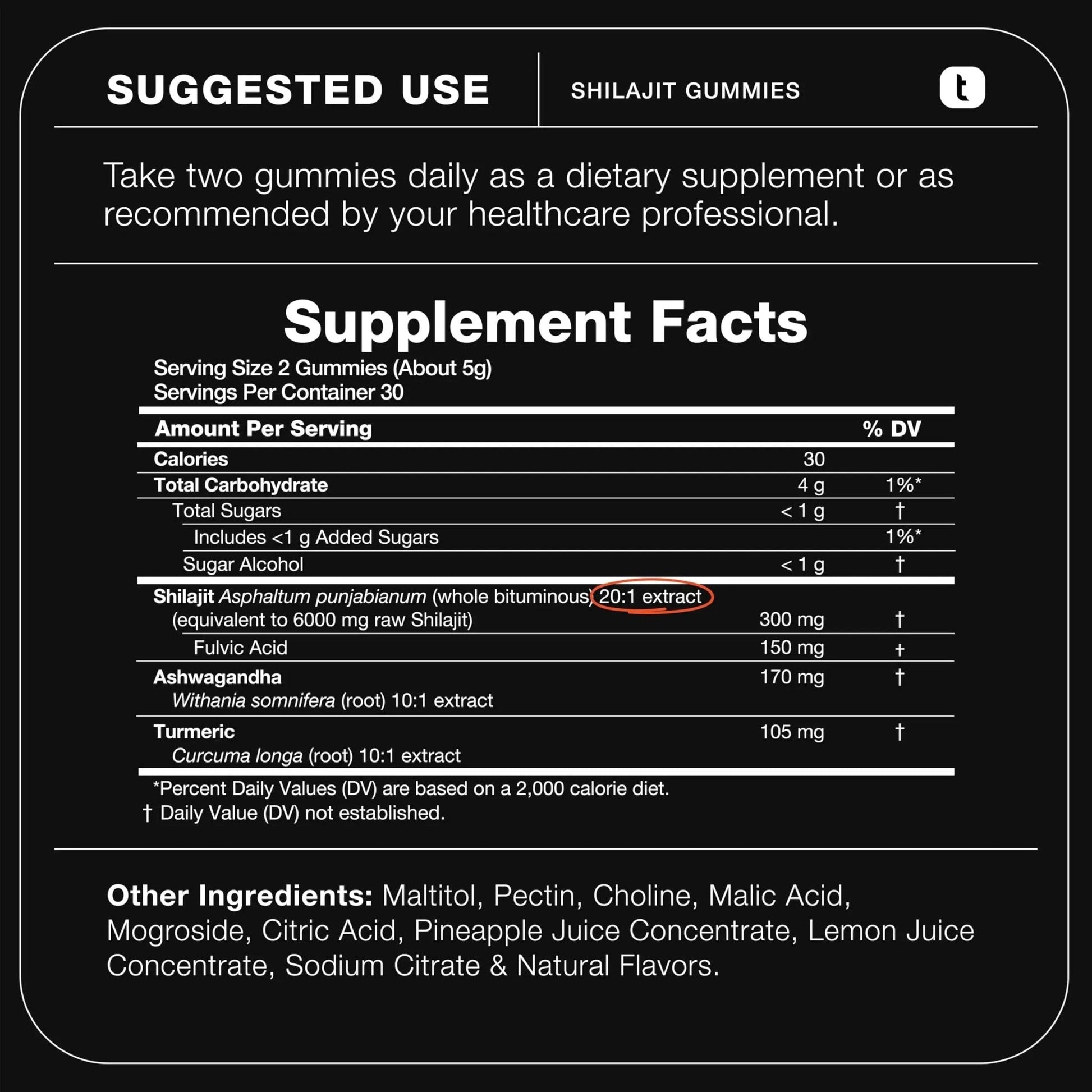 Shilajit Gummies 6000mg Equivalent (3X Stronger) – Himalayan Sourced + Ashwagandha + Turmeric – Lab Tested - Maple Wellness Supplements