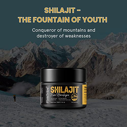 Shilajit Resin, Original Himalayan Shilajit 30g - Gold Grade 100% Pure, Rich in Fulvic - Maple Wellness Supplements