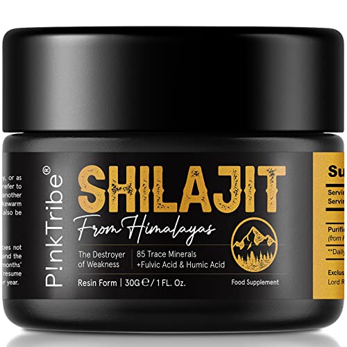 Shilajit Resin, Original Himalayan Shilajit 30g - Gold Grade 100% Pure, Rich in Fulvic - Maple Wellness Supplements