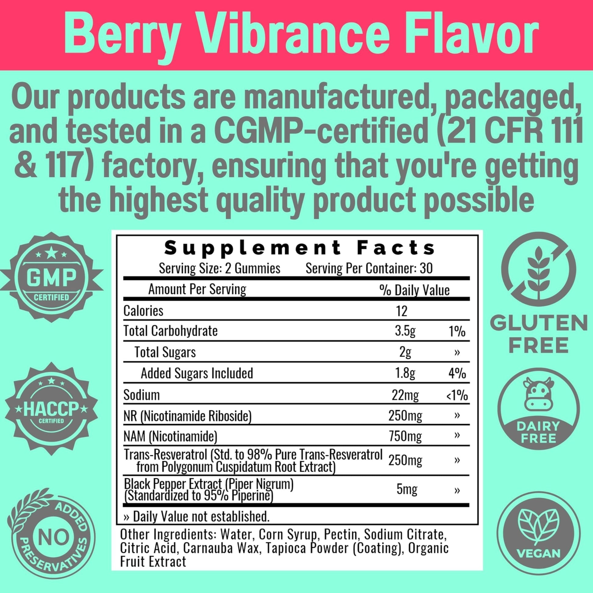SHIZAM Nicotinamide Riboside NR NAM Resveratrol Gummies, 1000mg NAD+ NAD + Plus Nrf2 Activator Booster w Pure Niacinamide Vitamins B3 Capsules Pills Powder Supplements Alt NDA Regenerator 500mg - Maple Wellness Supplements