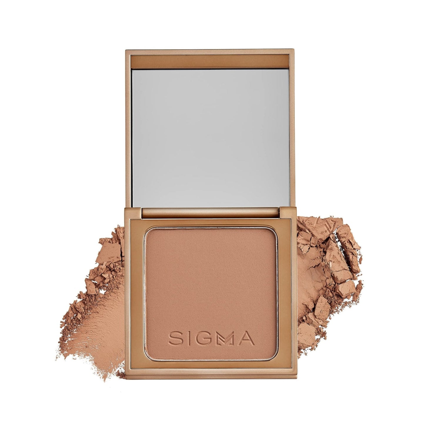 Sigma Beauty Matte Bronzer - Longwear Light Bronzer Powder with Matte Finish for Face - Achieving a Natural, Sun Kissed Glow (Dark) - Maple Wellness Supplements