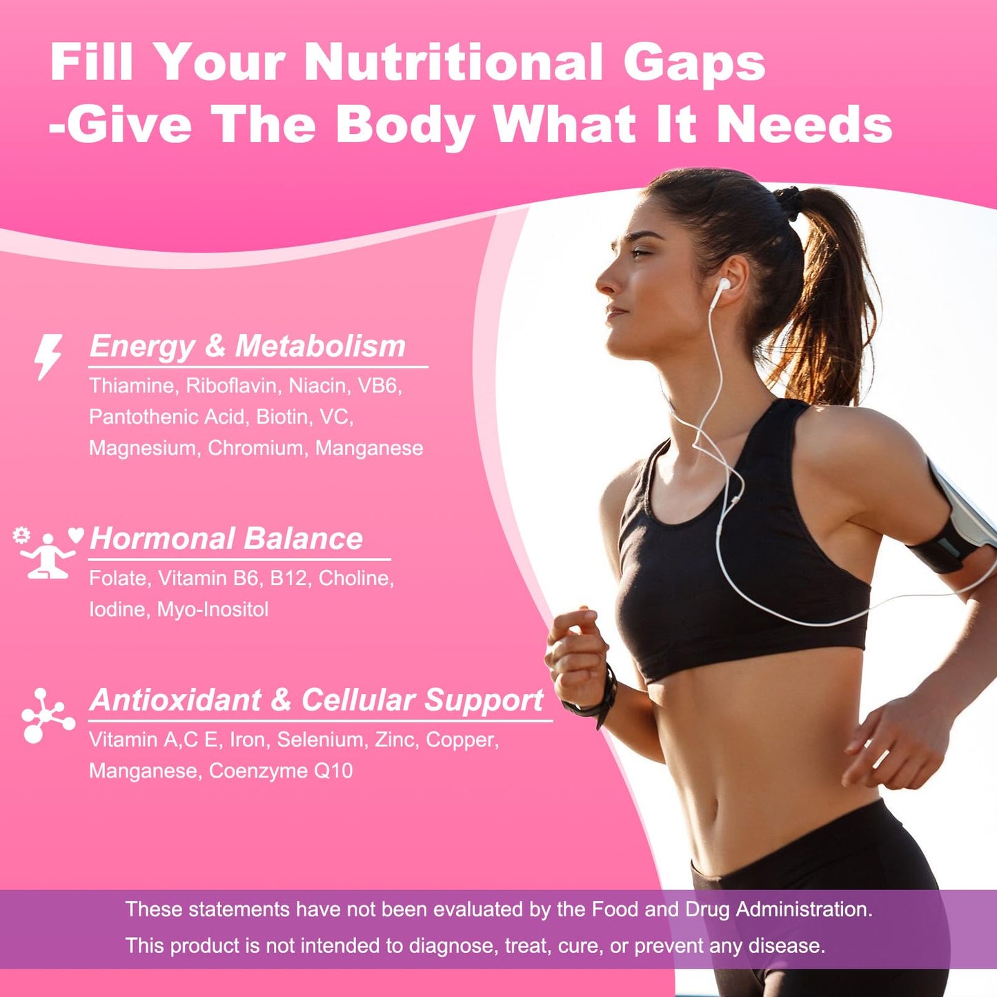 Sijigood 90 Count | Methylated Multivitamin Gummies for Women – Womens Multivitamin Gummies with B Complex, Minerals, CoQ10, Myo-Inositol for Energy, Hormone Balance & Immune Support Sugar Free - Maple Wellness Supplements