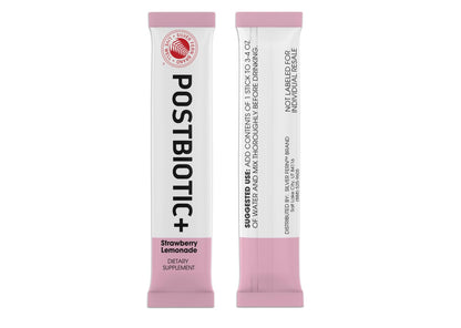 Silver Fern Brand Postbiotic+ Strawberry Lemonade Powder – Postbiotic Supplement with BIOMend™, BetaVia™, and Immuse® – Supports The Digestive System - Maple Wellness Supplements