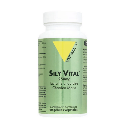 Sily Vital (Chardon marie) Extrait standardisé 250 mg 60 gélules VIT'ALL+ - Maple Wellness Supplements