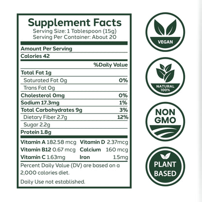 Simifibra Forte MX Dietary Fiber Supplement Powder 300g - Supports Digestive Health and Weight Management | Suplemento de Fibra Dietética en Polvo, 300g - Maple Wellness Supplements
