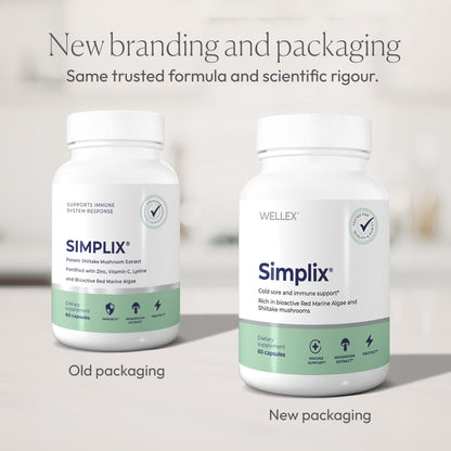 Simplix | Natural Supplement to Strengthen The Immune System | Respond to Outbreaks | Source of Highly Researched Mushroom & Seaweed Polysaccharides 60 Veggie Capsules (3 Pack) (180 Count) - Maple Wellness Supplements
