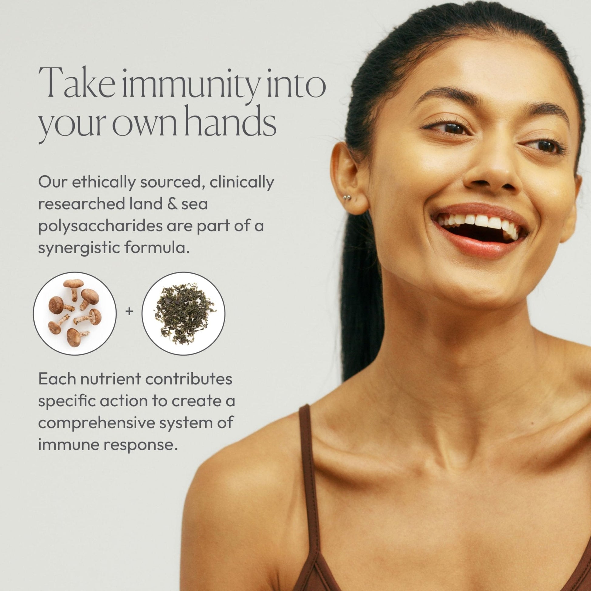 Simplix | Natural Supplement to Strengthen The Immune System | Respond to Outbreaks | Source of Highly Researched Mushroom & Seaweed Polysaccharides 60 Veggie Capsules (1 Pack) - Maple Wellness Supplements