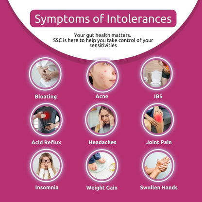 Simply Sensitivity Checks 1350+ Items Food Sensitivity Test Kit for Adults – Foods & Non-Foods, Including Lactose, Gluten, Vitamins, Minerals, Gut Health & More – at-Home Food Intolerance Test Kit - Maple Wellness Supplements