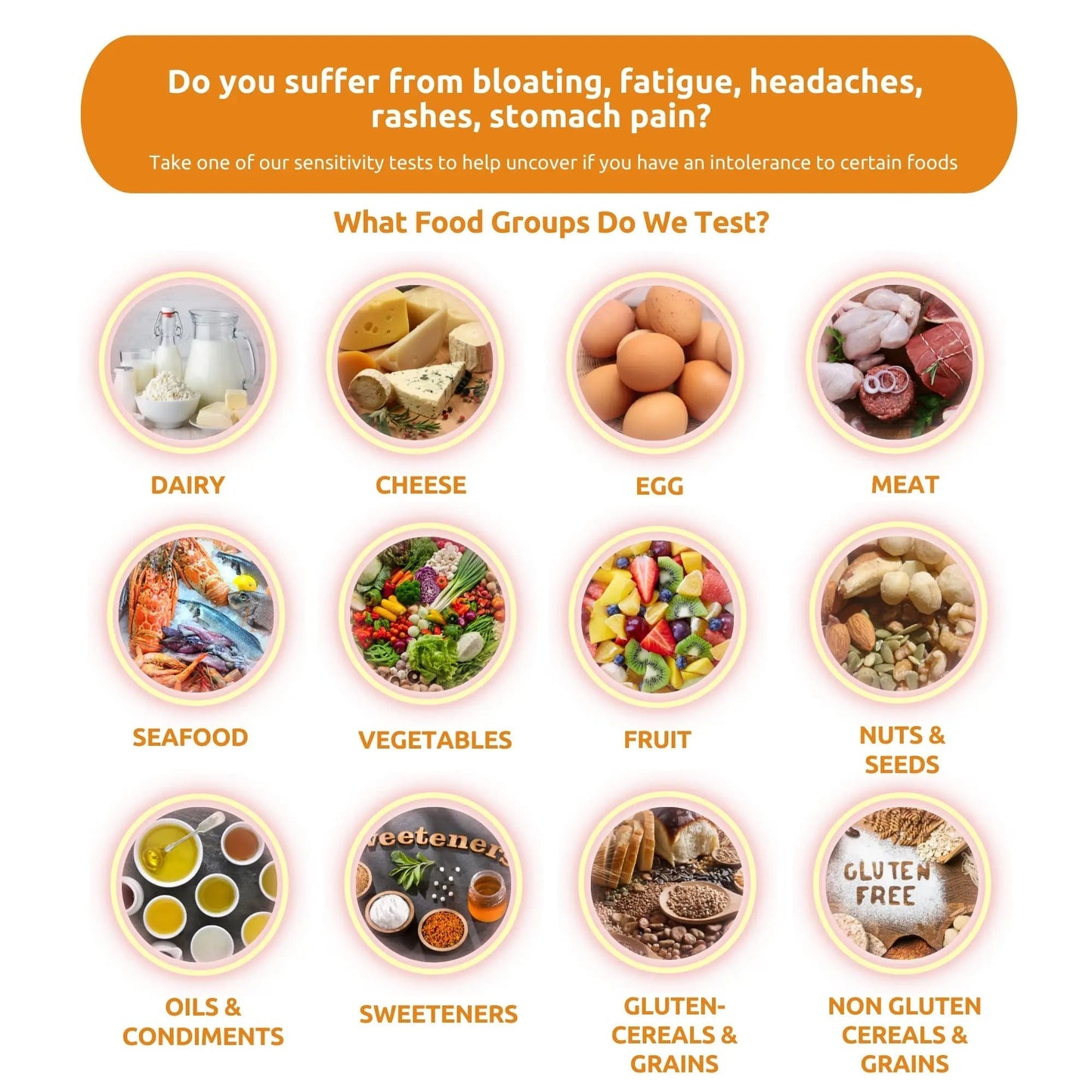 Simply Sensitivity Checks 900+ Items Food Sensitivity Test Kit for Adults – Foods & Non-Foods, Including Lactose, Gluten, Vitamins, Minerals, Gut Health & More – at-Home Food Intolerance Test Kit - Maple Wellness Supplements